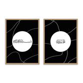 Bismillah - Alhamdulillah Wall Frame-Set of 2